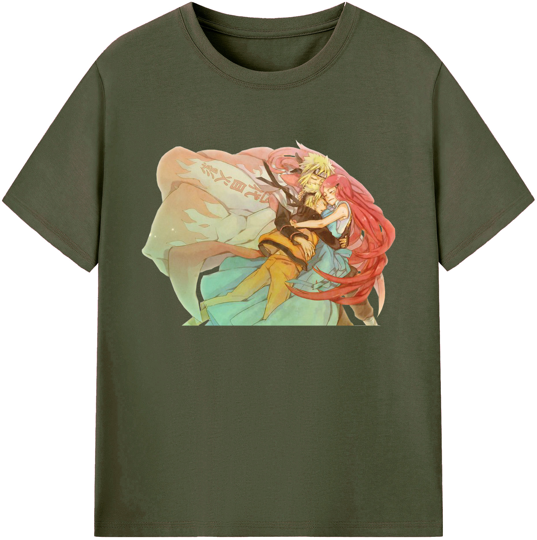 （画像用） NARUTO -ナルト- うずまき ナルト Uzumaki Naruto 綿100％ メンズ半袖Tシャツ｜肌触りやわらか＆通気性